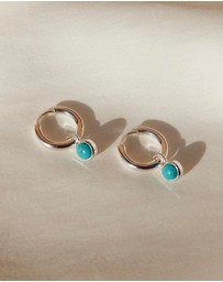 Najo - Heavenly Turquoise Silver Earring