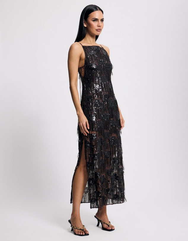 Lover - Xylia Drop Sequin Maxi Dress