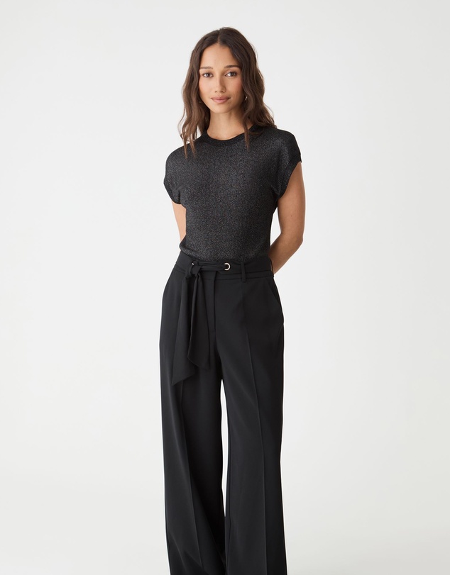Forcast - Natalie Belted Wide Leg Pants