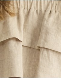 Zerafima - Elements Linen Frill Top