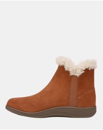 Vionic - Unwind Bootie Slipper - Tan