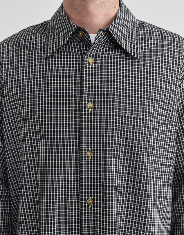 PSEUSHI - LS Plaid Shirt