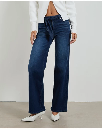 DRICOPER DENIM - Molly Mid Rise Straight Leg Jeans