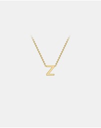 Zoe Olivia - 9K Gold Initial Z Necklace