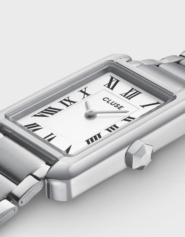 Cluse - Belisenna White/Silver Link