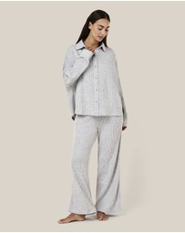 Papinelle - Super Soft Waffle Full Length PJ Set
