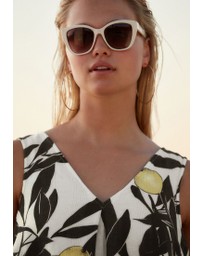 NEXT - Linen Blend V-Neck Mini Dress
