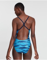 adidas Swim - Fitness Parley Allover Print One-Piece