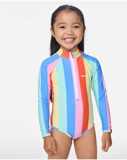 Rip Curl - Rainbow Stripe Surf Suit - Kids