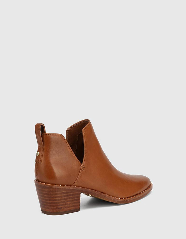 Wittner - Jiya Ankle Boot Havana Tan Leather