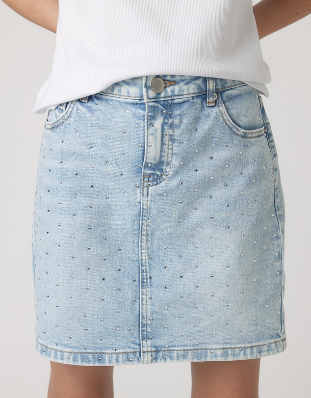 Decjuba Kids - Embellished Denim Skirt - Kids
