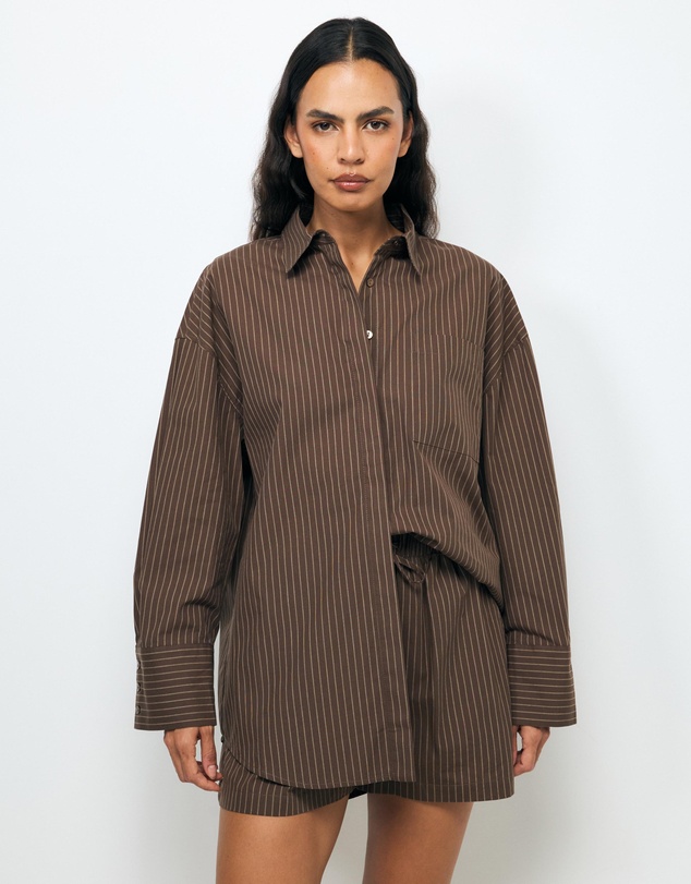 AERE - Stripe Cotton Shirt