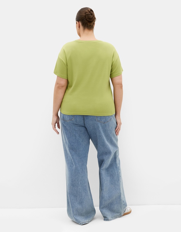 City Chic - Half Tuck Tee
