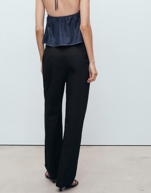 M.N.G - Buttons Cotton Trousers