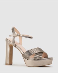 Edward Meller - SORROW110 Tubed Crossover Platform Sandal