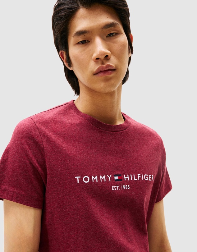 Tommy Hilfiger - Logo Embroidery Slim T-Shirt