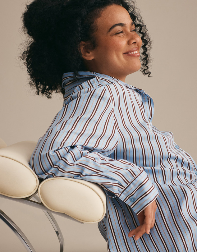 Resting - Soft Woven Cotton Jules Long Sleeve Shirt