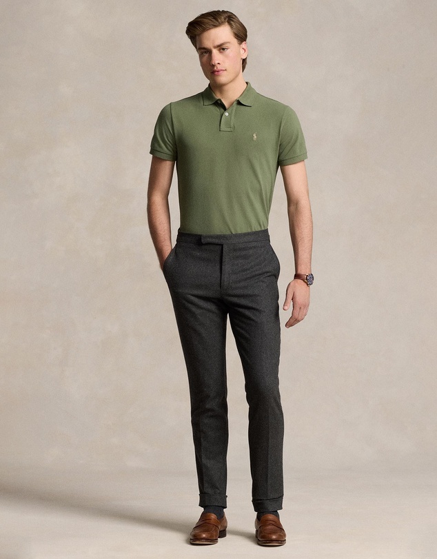Polo Ralph Lauren - Custom Slim Fit Mesh Polo Shirt - ICONIC EXCLUSIVE