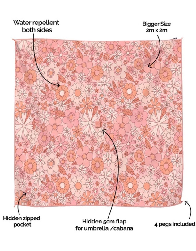 Sky Gazer - The Anywhere Mat- Flower Power