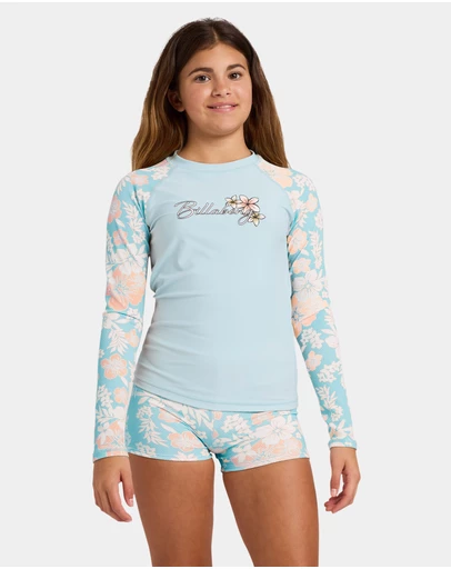 Billabong - Girls 6 to 16 Hibiscus Haze Two Piece Swimsuit