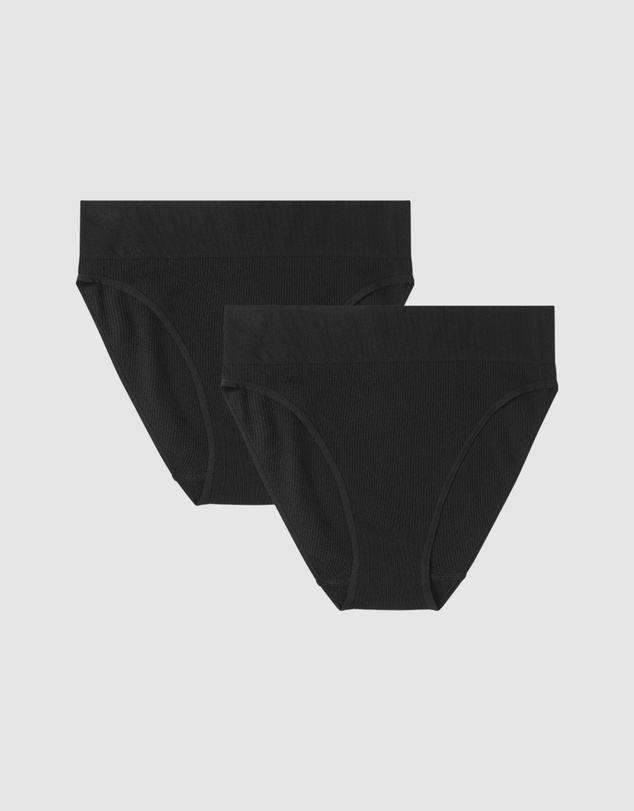 Boody - 2-Pack LYOLYTE Ribbed High Leg Brief