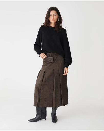 Forcast - Evelyn Pleated Skirt