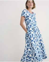 Seasalt - Seasalt Cornwall Blue S/S Veronica Dress