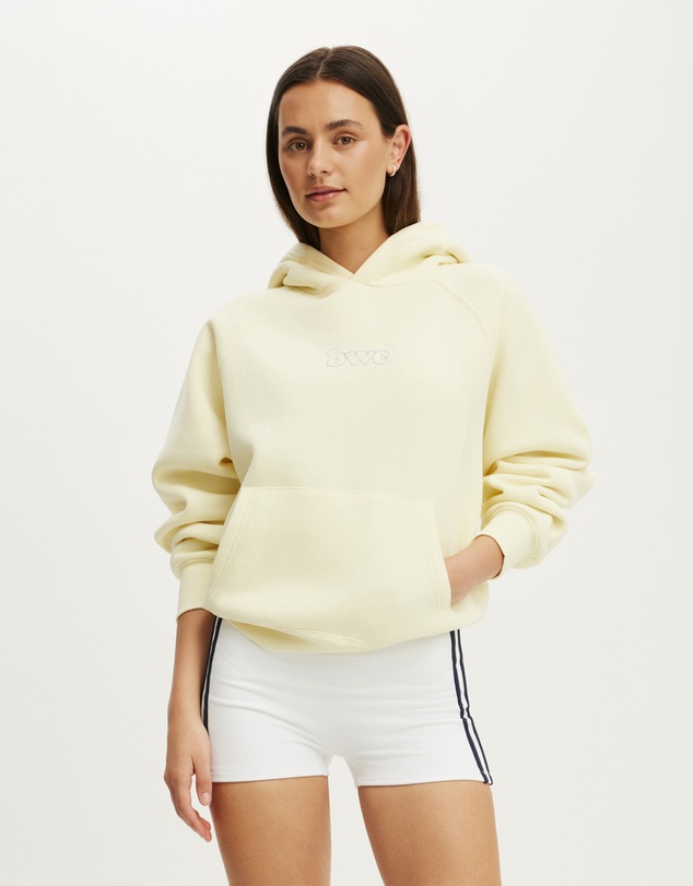 Cotton On Body Active - Plush Premium Graphic Raglan Hoodie