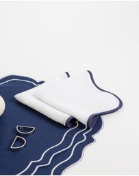 Tablescaped - All About Navy - Set of 4 Placemats