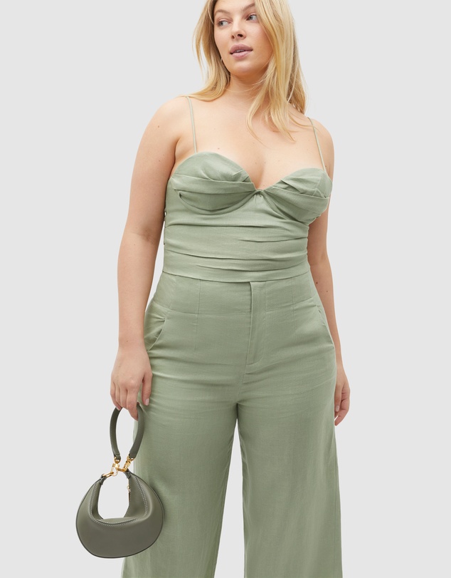 Seed Heritage - Linen Balconette Top