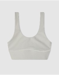 Zulu & Zephyr - Stripe Rib Crop Top
