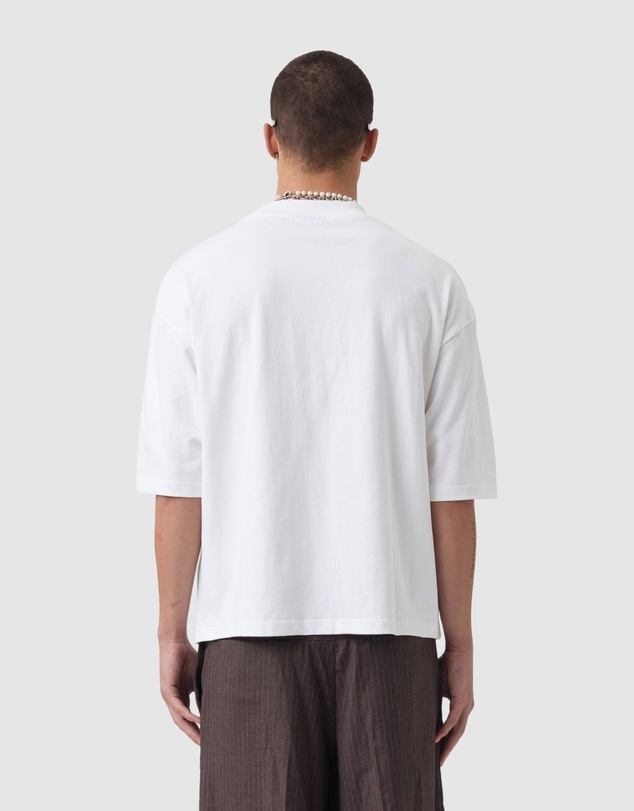 Zanerobe - Mary Flow Crop Tee Vintage White