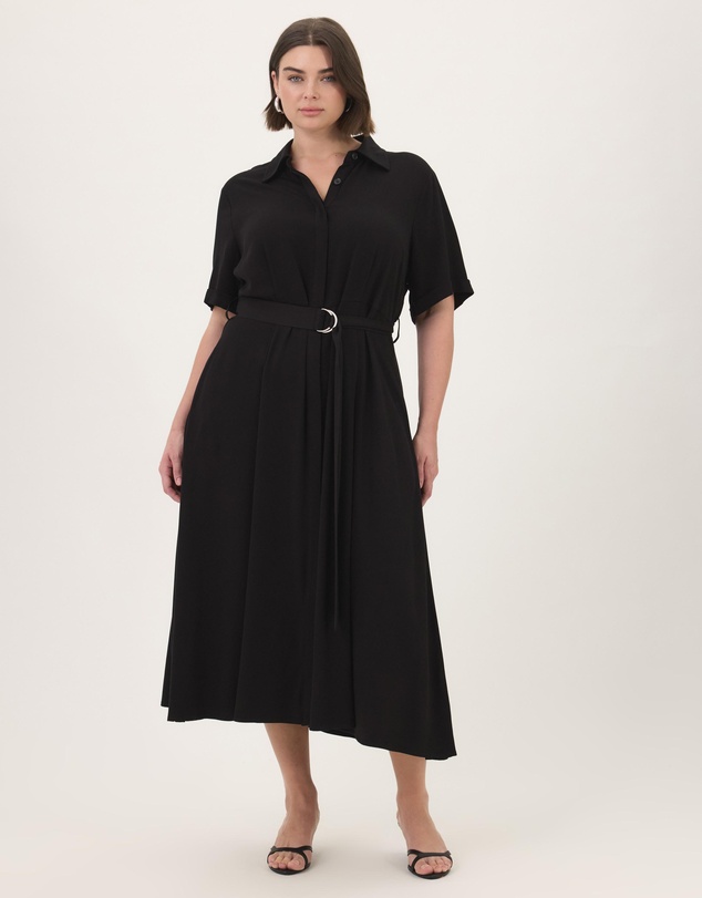 Atmos&Here Curvy - Harriet Viscose Shirt Dress