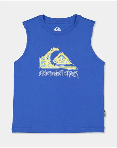 Quiksilver - Boys 2 to 7 Black Mamba Muscle Shirt