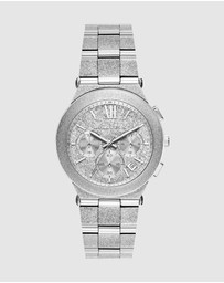 Michael Kors - Billie Silver Tone Chronograph Watch