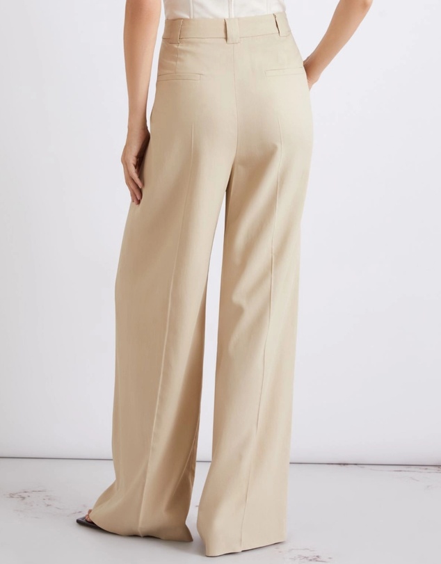 Marella - Twill Wide-Leg Trousers