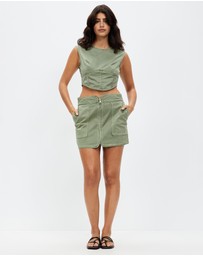 Third Form - Uniform Zip Up Skirt