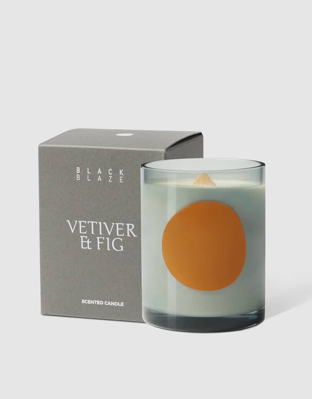 Black Blaze - Vetiver & Fig Scented Candle