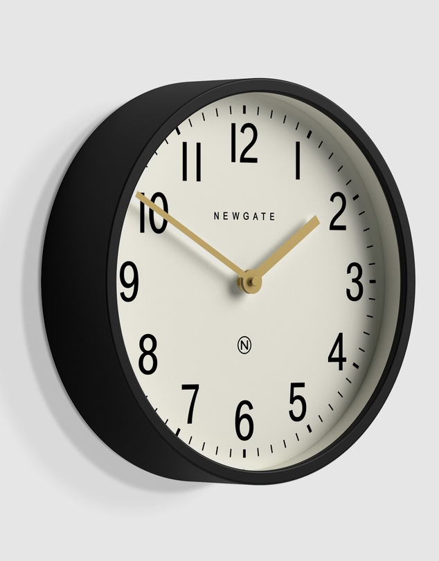Newgate - Newgate Master Edwards Wall Clock Black
