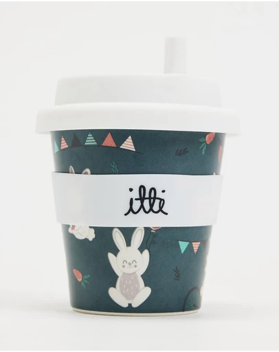 itti bitti - Reusable Baby Cino Cup With 2 Straw - Hip Hop Hooray!