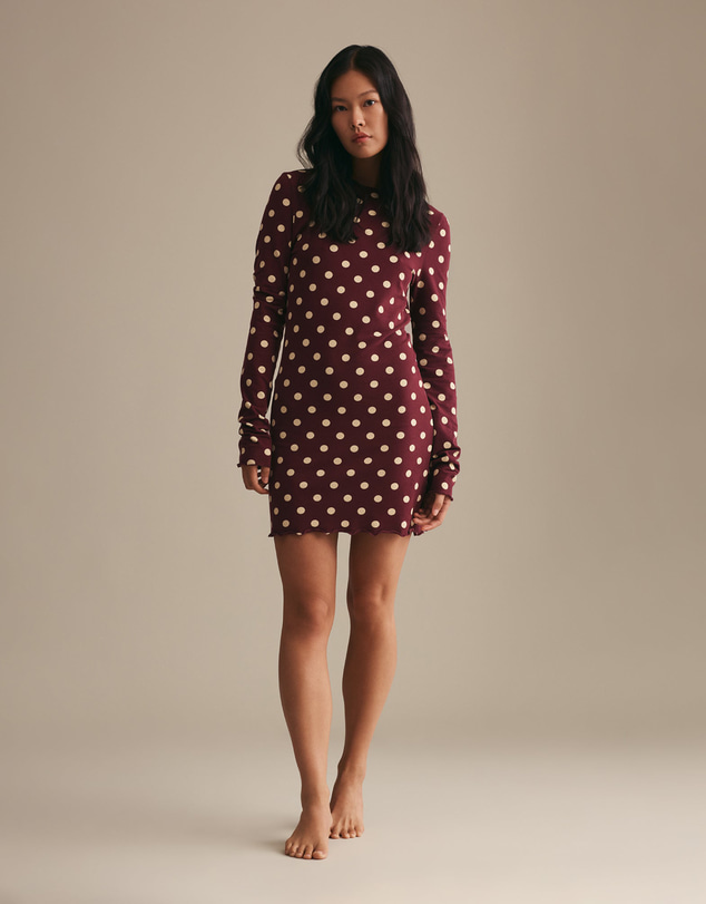 Resting - CloudKnit Jersey Marnie Long Sleeve Dress