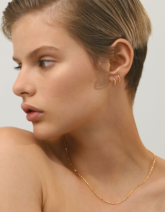 SAINT VALENTINE - Dash Dot Chain Necklace - Gold