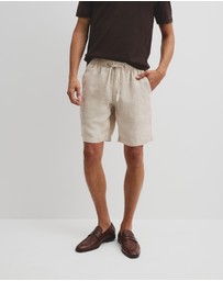 Country Road - Organically Grown Linen Drawcord Short
