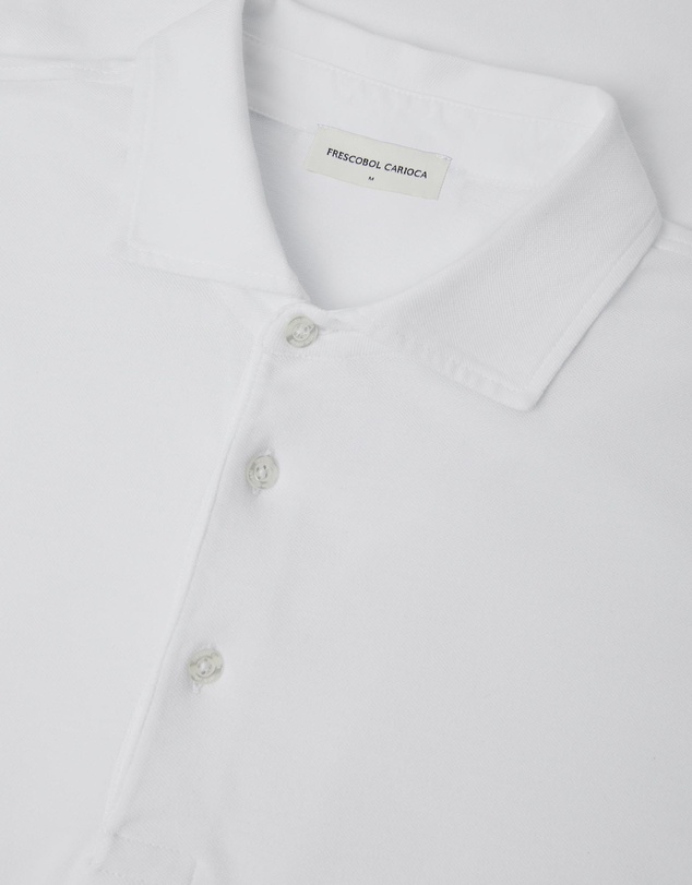 Frescobol Carioca - Luca Cotton Piquet SS Button Up Polo