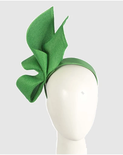 Max Alexander - Tall Green Racing Fascinator