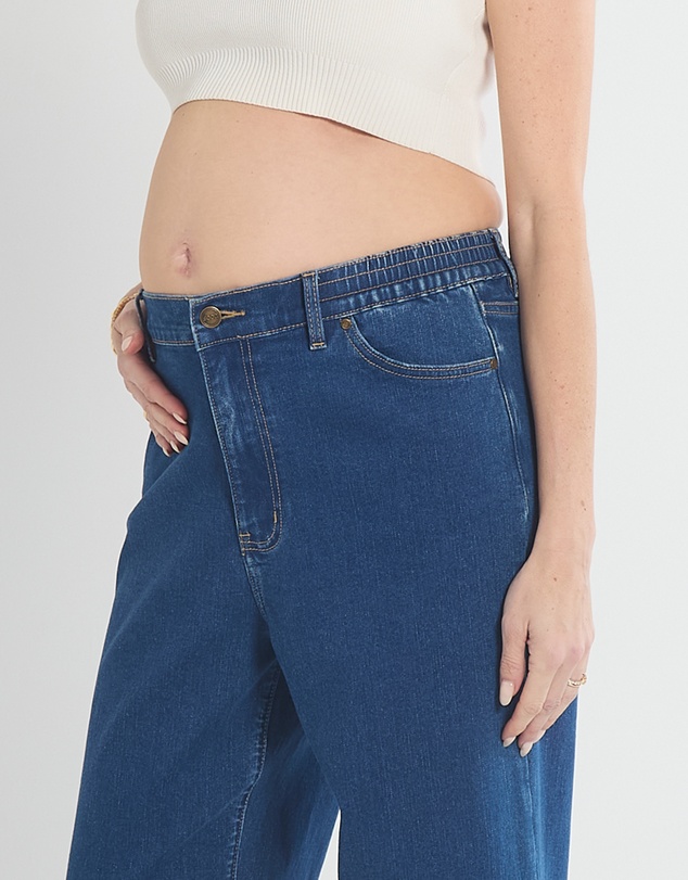 Soon Maternity - Relaxed Wide Leg Jeans