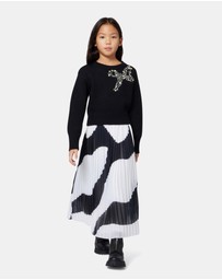 Marc Jacobs - Zebra Pleated Skirt - Kids-Teens