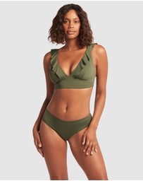 Sea Level Australia - Essentials Frill Bra Top