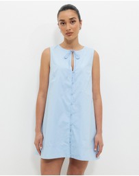 Calli - Poplin Swing Mini Dress