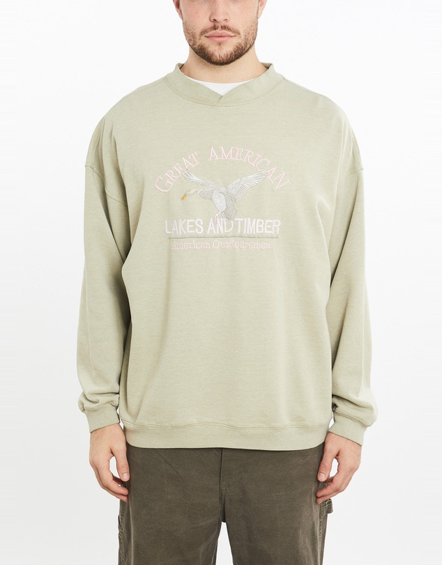 Vintage by The Real Deal - Pre Loved - Vintage Great American Lakes And Timber Sweatshirt